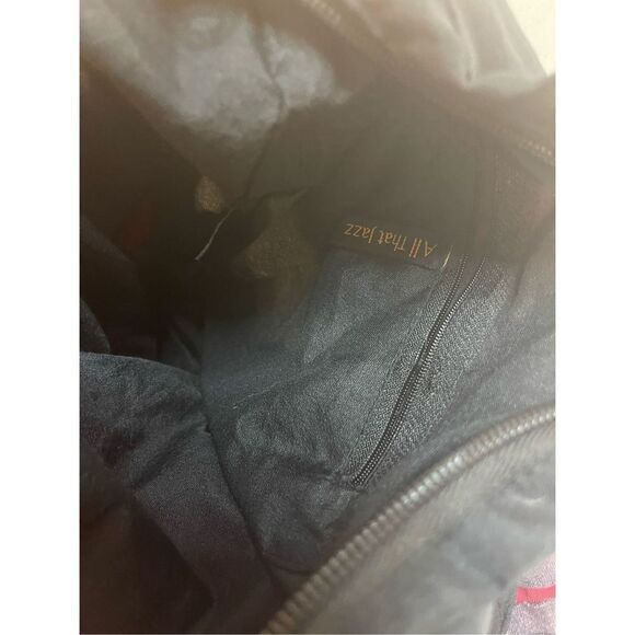 All That Jazz hobo boho peace red crossbody bag - Picture 7 of 10